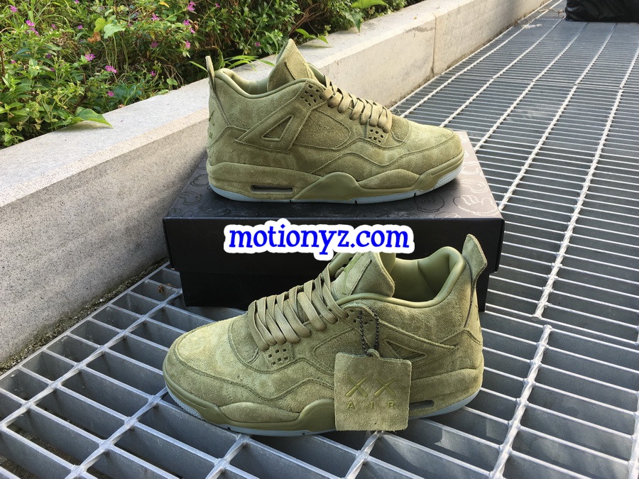 Kaws x Air Jordan 4 Dark Green